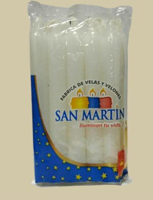VELA CIRIO DELGADO CORTO X 16 CM DE ALTO Y 2.5 DE ANCHO-CAJA X 40 PAQUETES