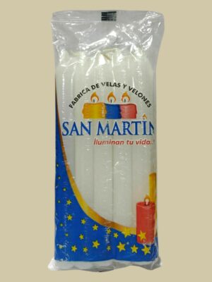 VELA CIRIO DELGADO X 19 CM DE ALTO Y 2.5 CM DE ANCHO-CAJA X 40 PAQUETES