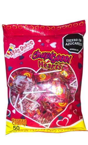CHUPIGOOOL HEARTS X 50 UNIDADES