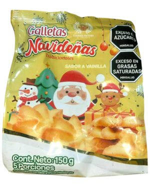 GALLETA NAVIDEÑA BOLSA X 150 GRAMOS